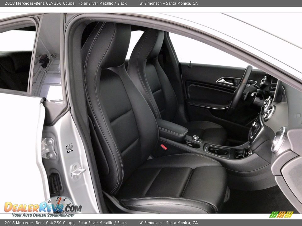 2018 Mercedes-Benz CLA 250 Coupe Polar Silver Metallic / Black Photo #6