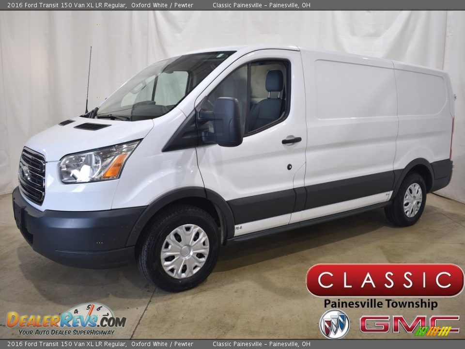 2016 Ford Transit 150 Van XL LR Regular Oxford White / Pewter Photo #1