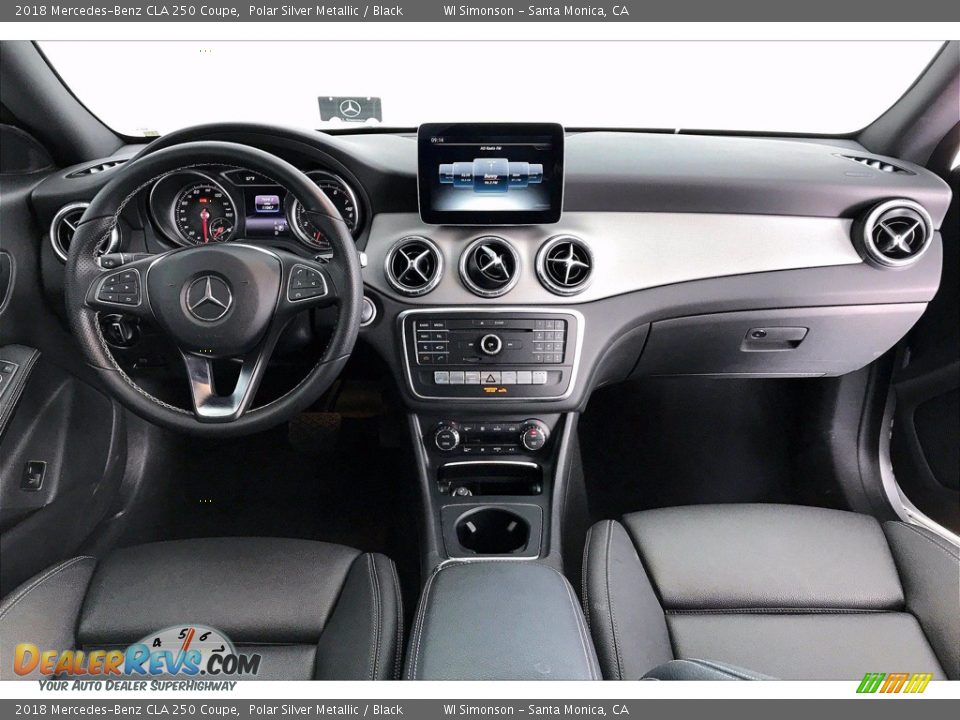 2018 Mercedes-Benz CLA 250 Coupe Polar Silver Metallic / Black Photo #15