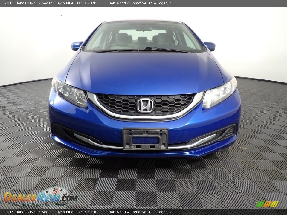 2015 Honda Civic LX Sedan Dyno Blue Pearl / Black Photo #5