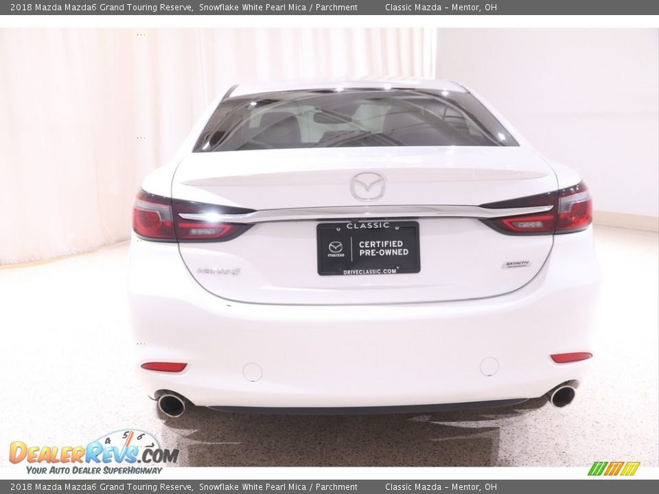 2018 Mazda Mazda6 Grand Touring Reserve Snowflake White Pearl Mica / Parchment Photo #19