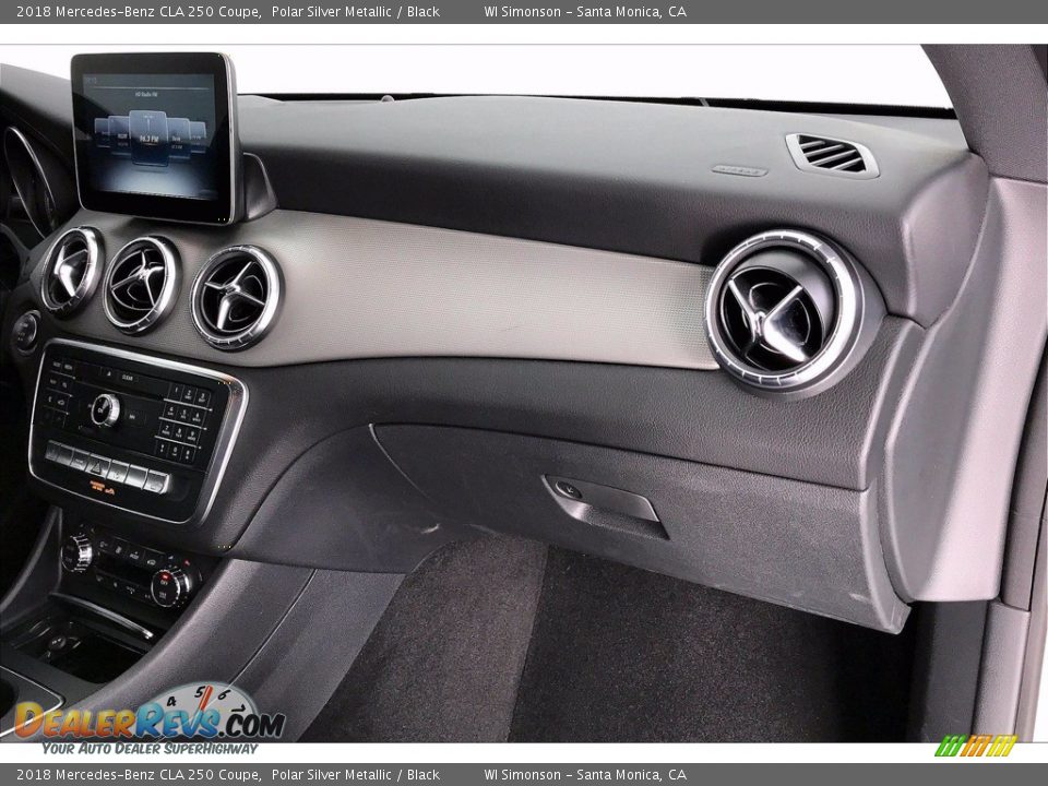 2018 Mercedes-Benz CLA 250 Coupe Polar Silver Metallic / Black Photo #16