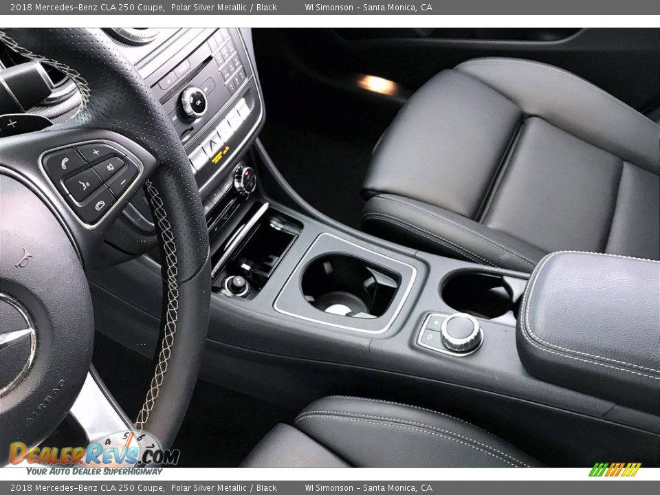 2018 Mercedes-Benz CLA 250 Coupe Polar Silver Metallic / Black Photo #17