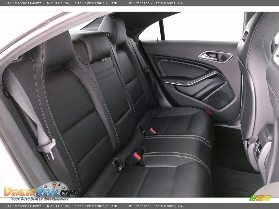 2018 Mercedes-Benz CLA 250 Coupe Polar Silver Metallic / Black Photo #19