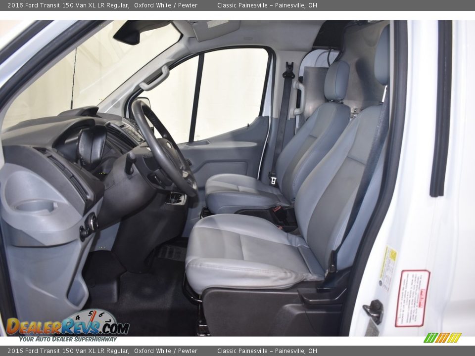 Pewter Interior - 2016 Ford Transit 150 Van XL LR Regular Photo #7