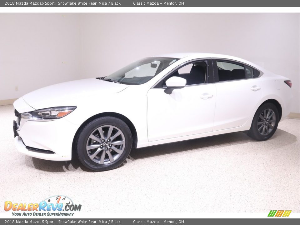 2018 Mazda Mazda6 Sport Snowflake White Pearl Mica / Black Photo #3