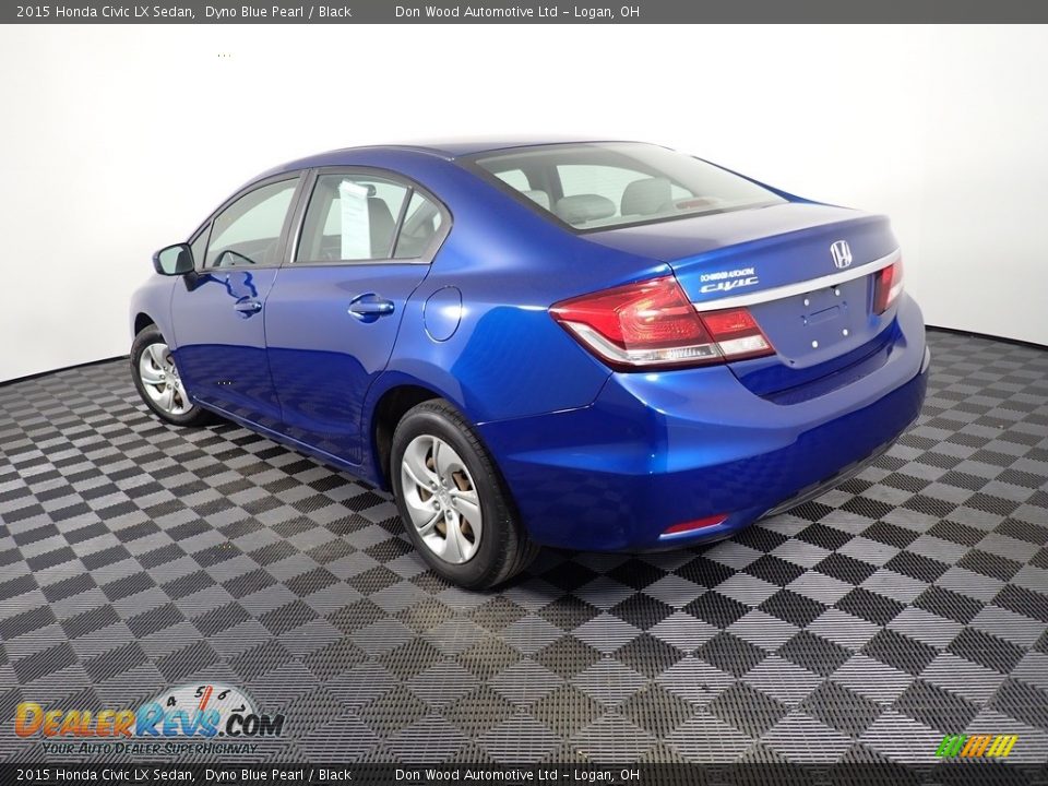 2015 Honda Civic LX Sedan Dyno Blue Pearl / Black Photo #11
