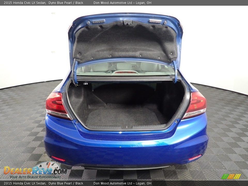 2015 Honda Civic LX Sedan Dyno Blue Pearl / Black Photo #13