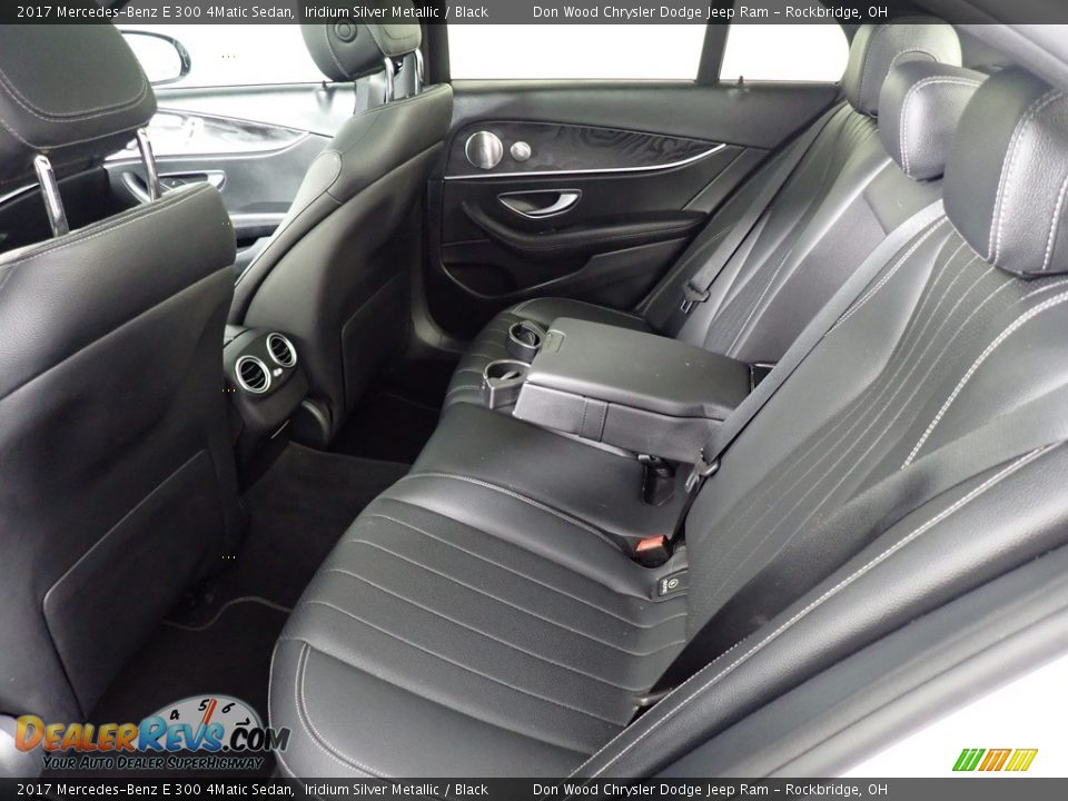 Rear Seat of 2017 Mercedes-Benz E 300 4Matic Sedan Photo #29