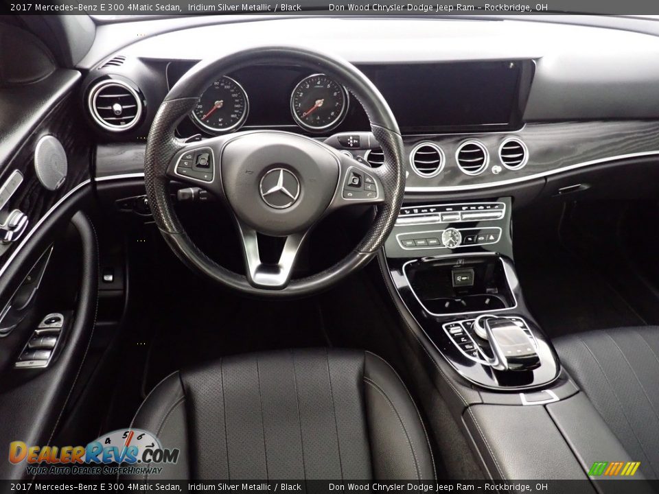 2017 Mercedes-Benz E 300 4Matic Sedan Iridium Silver Metallic / Black Photo #30