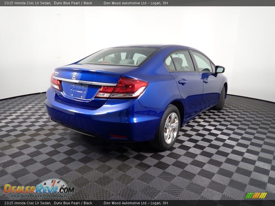 2015 Honda Civic LX Sedan Dyno Blue Pearl / Black Photo #15