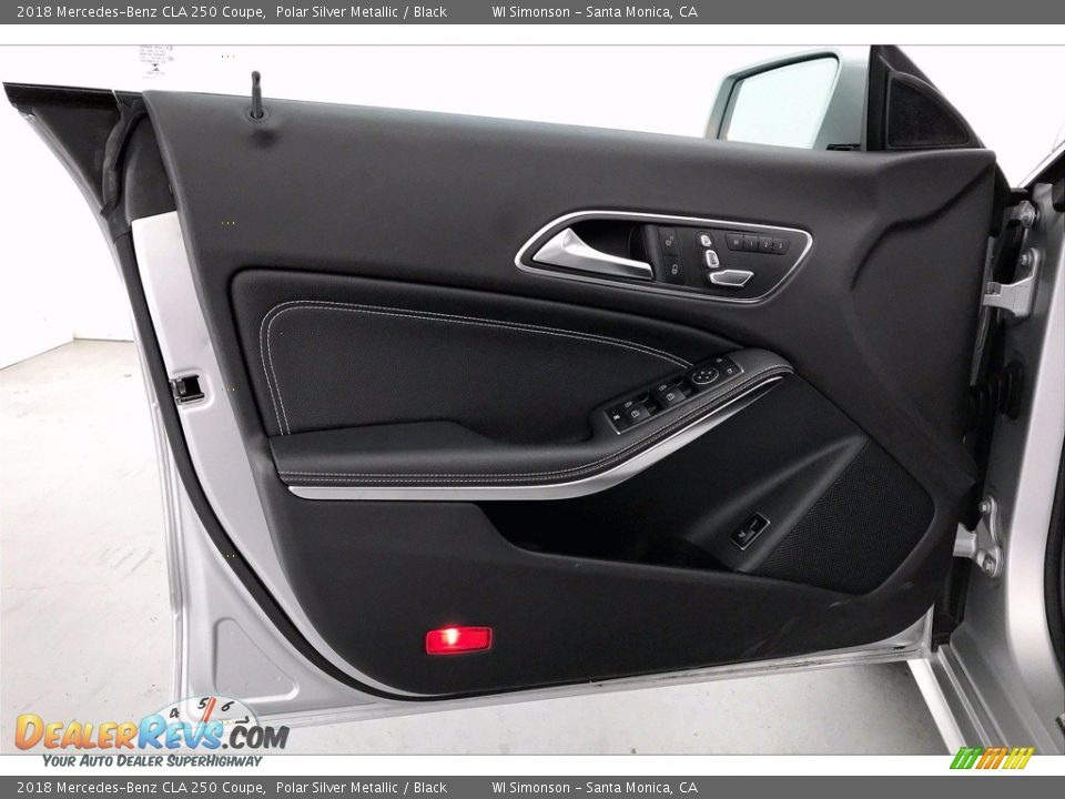 2018 Mercedes-Benz CLA 250 Coupe Polar Silver Metallic / Black Photo #25