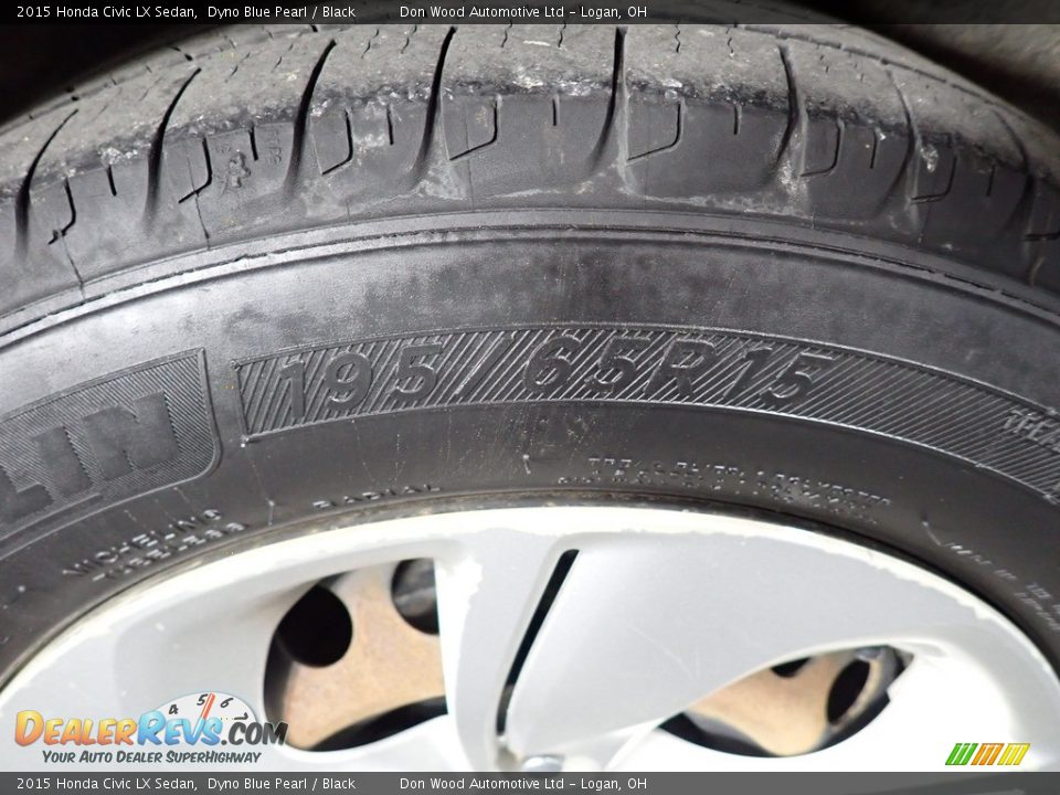 2015 Honda Civic LX Sedan Dyno Blue Pearl / Black Photo #17