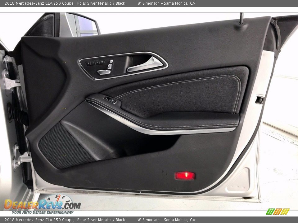 2018 Mercedes-Benz CLA 250 Coupe Polar Silver Metallic / Black Photo #26