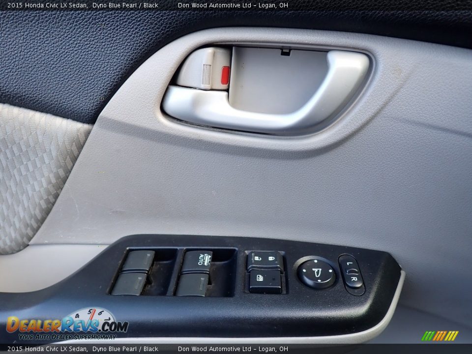2015 Honda Civic LX Sedan Dyno Blue Pearl / Black Photo #18