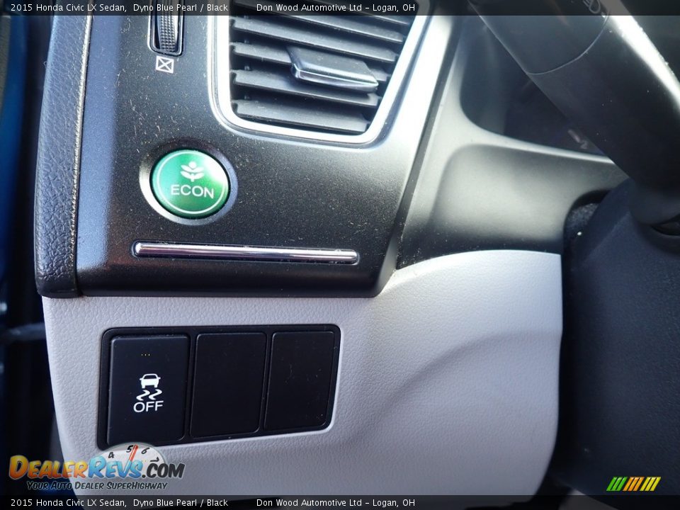 2015 Honda Civic LX Sedan Dyno Blue Pearl / Black Photo #19