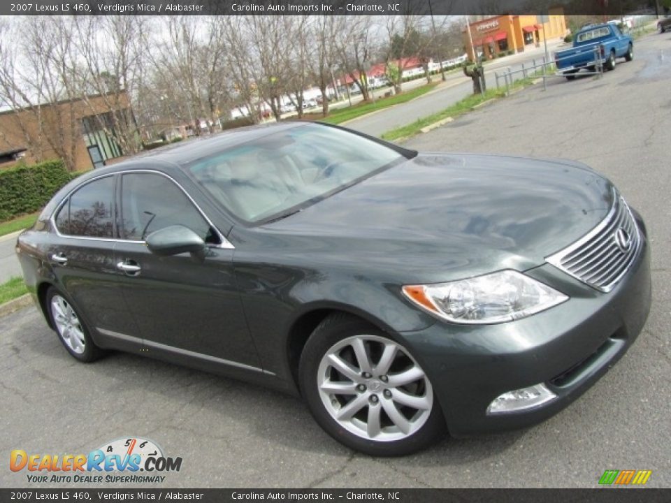 2007 Lexus LS 460 Verdigris Mica / Alabaster Photo #3