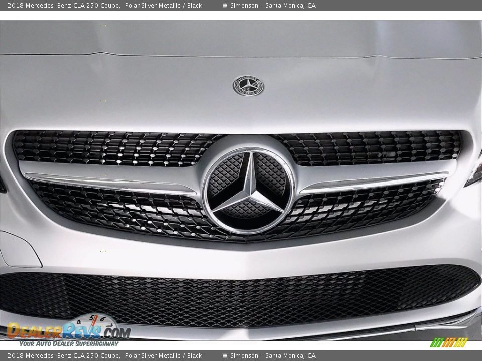 2018 Mercedes-Benz CLA 250 Coupe Polar Silver Metallic / Black Photo #29