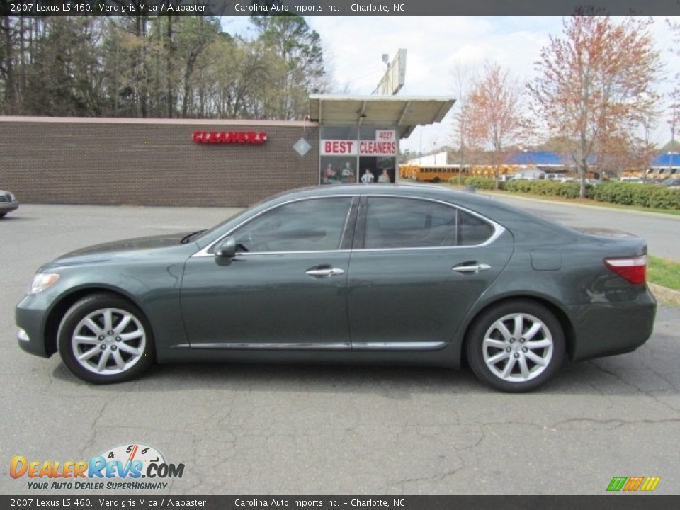 2007 Lexus LS 460 Verdigris Mica / Alabaster Photo #7