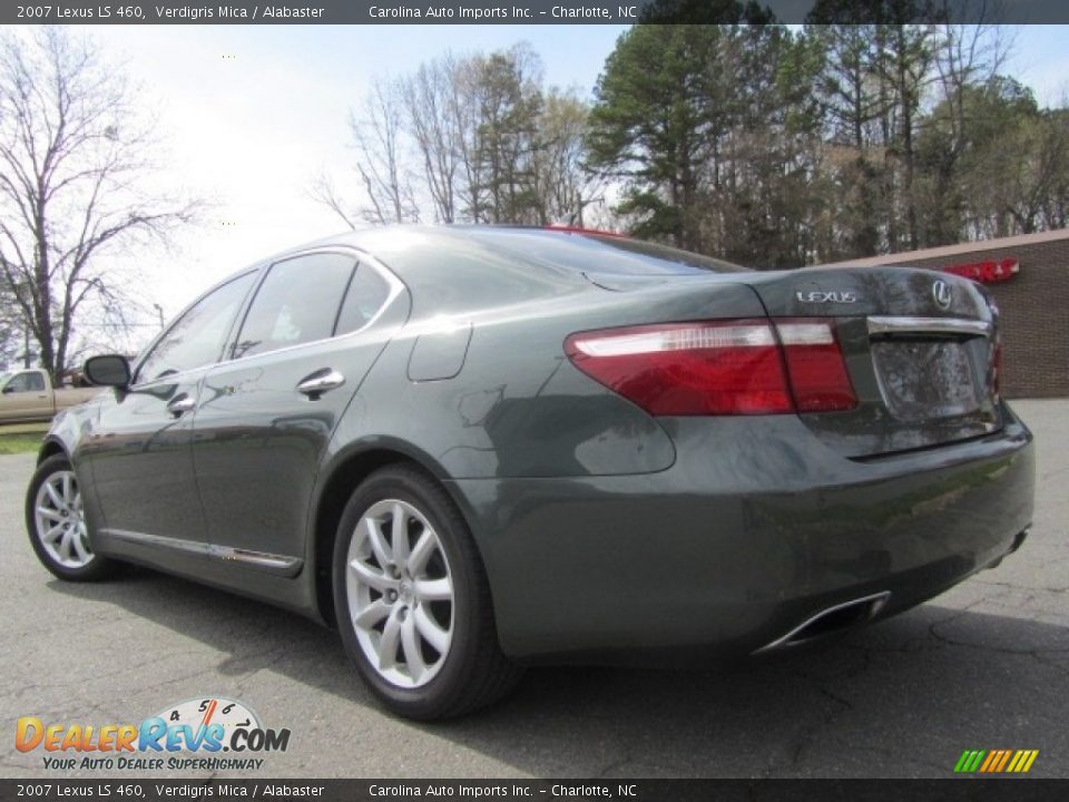 2007 Lexus LS 460 Verdigris Mica / Alabaster Photo #8