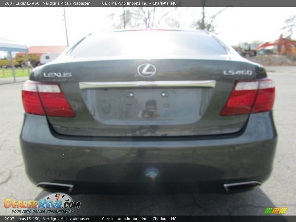 2007 Lexus LS 460 Verdigris Mica / Alabaster Photo #9