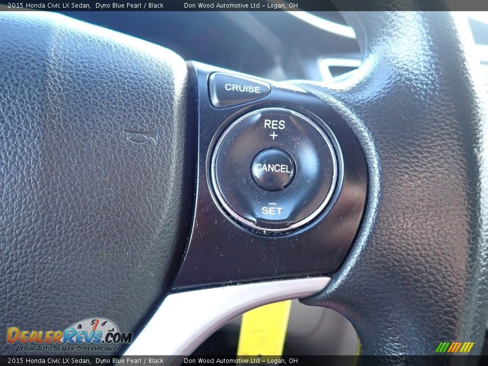 2015 Honda Civic LX Sedan Dyno Blue Pearl / Black Photo #25