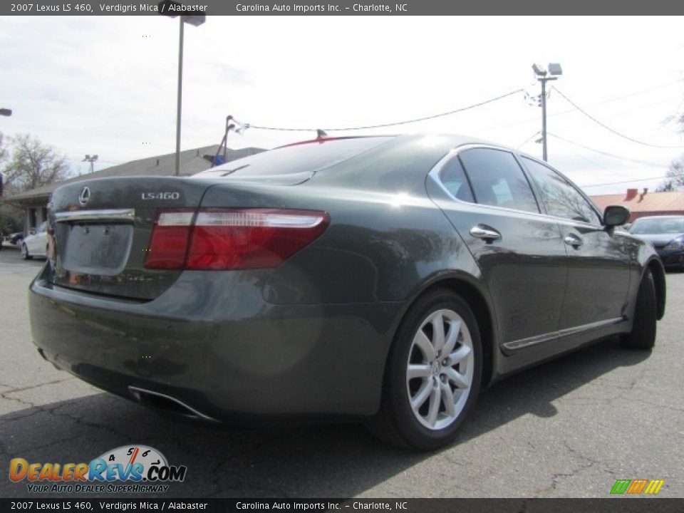 2007 Lexus LS 460 Verdigris Mica / Alabaster Photo #10