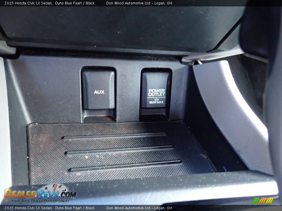 2015 Honda Civic LX Sedan Dyno Blue Pearl / Black Photo #28