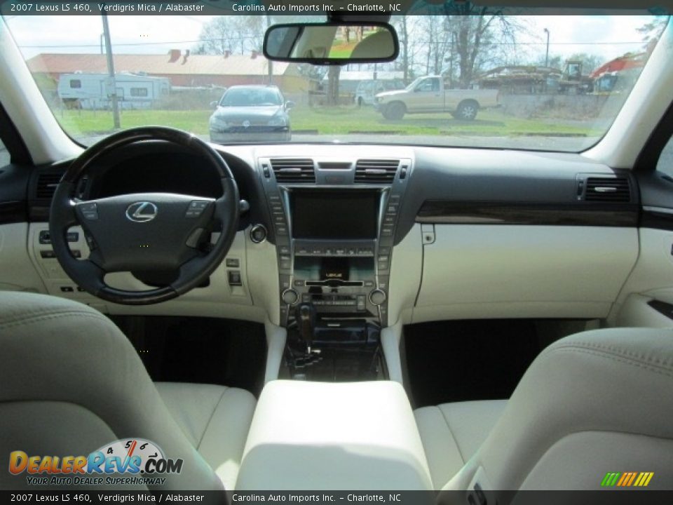 2007 Lexus LS 460 Verdigris Mica / Alabaster Photo #13