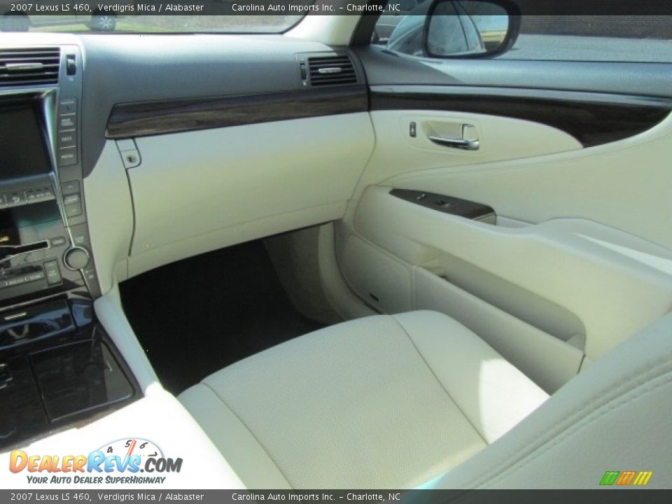 2007 Lexus LS 460 Verdigris Mica / Alabaster Photo #14