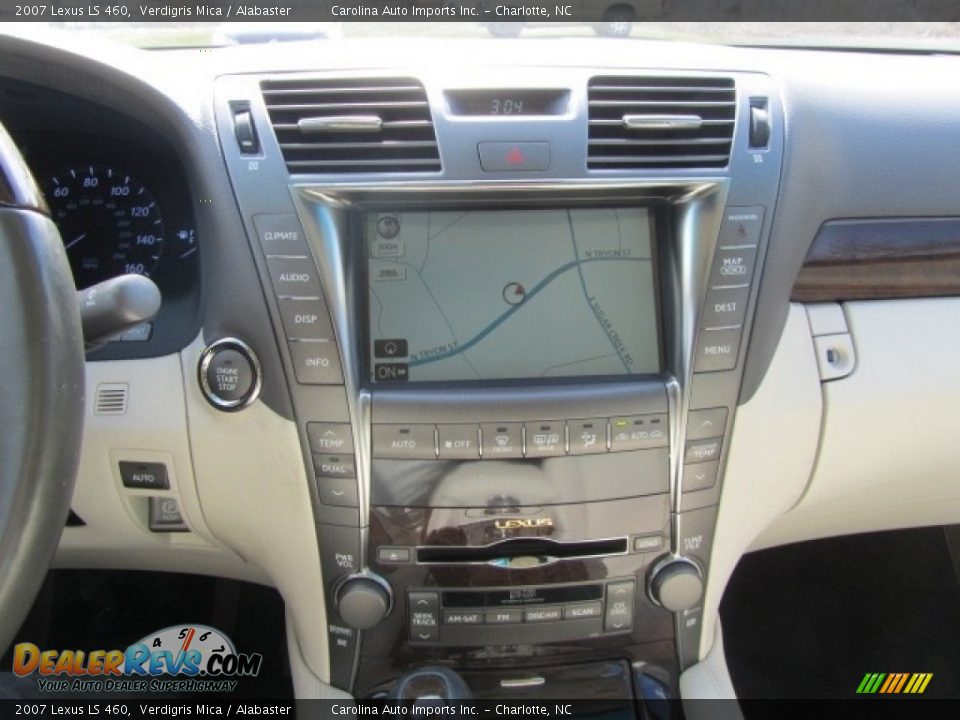 2007 Lexus LS 460 Verdigris Mica / Alabaster Photo #15