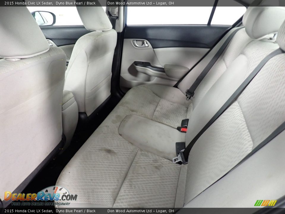 2015 Honda Civic LX Sedan Dyno Blue Pearl / Black Photo #33