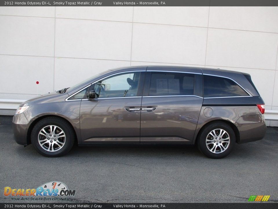 2012 Honda Odyssey EX-L Smoky Topaz Metallic / Gray Photo #2