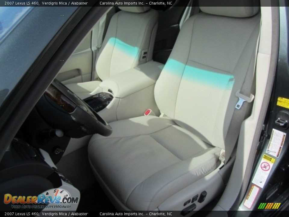 2007 Lexus LS 460 Verdigris Mica / Alabaster Photo #19