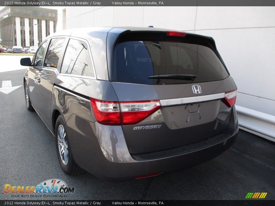2012 Honda Odyssey EX-L Smoky Topaz Metallic / Gray Photo #3
