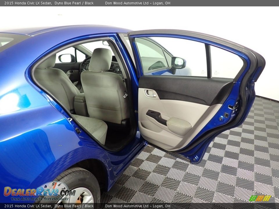 2015 Honda Civic LX Sedan Dyno Blue Pearl / Black Photo #35
