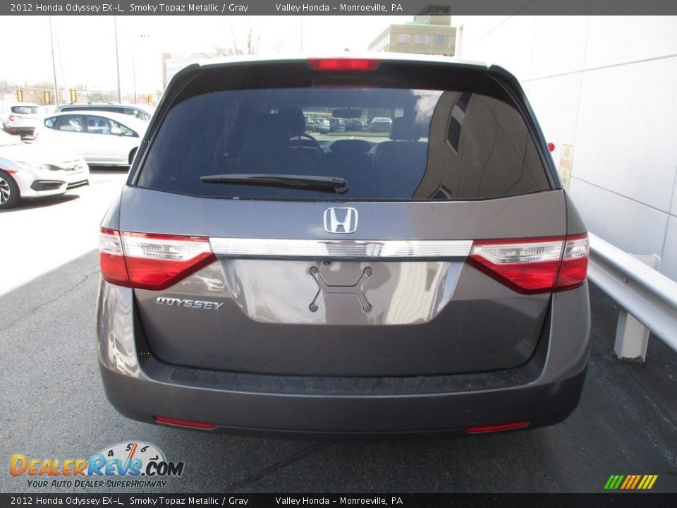 2012 Honda Odyssey EX-L Smoky Topaz Metallic / Gray Photo #4