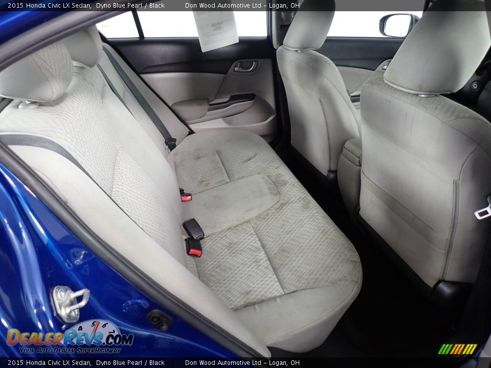 2015 Honda Civic LX Sedan Dyno Blue Pearl / Black Photo #36