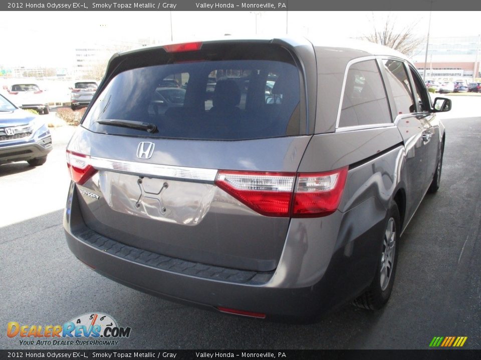 2012 Honda Odyssey EX-L Smoky Topaz Metallic / Gray Photo #5