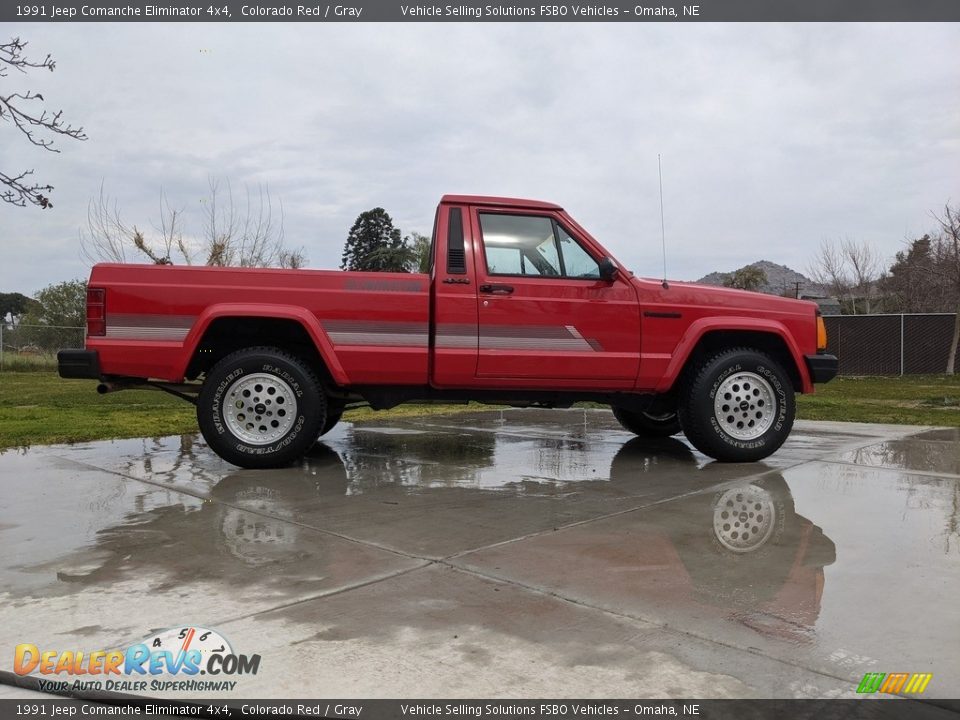 Colorado Red 1991 Jeep Comanche Eliminator 4x4 Photo #1