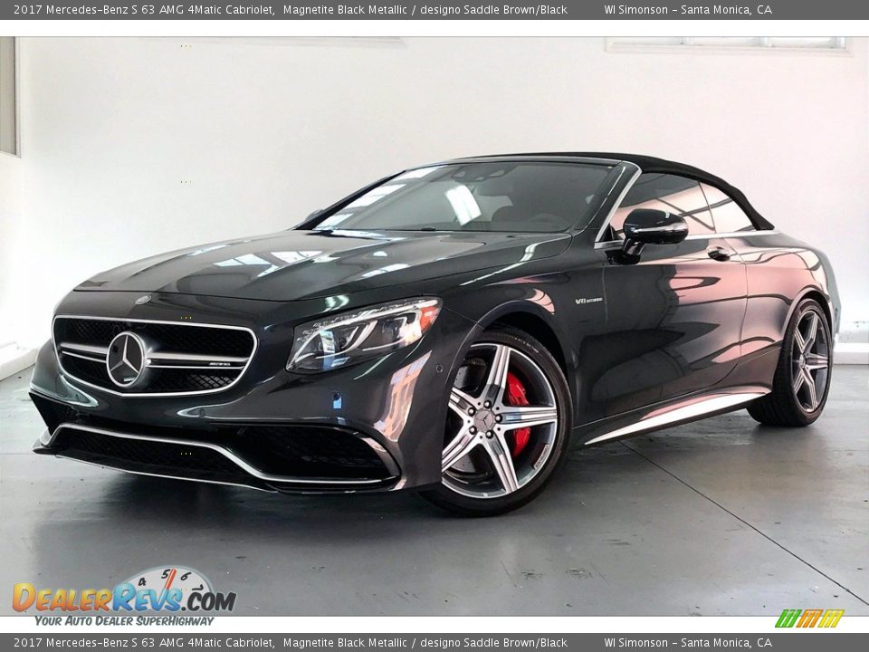 Magnetite Black Metallic 2017 Mercedes-Benz S 63 AMG 4Matic Cabriolet Photo #12