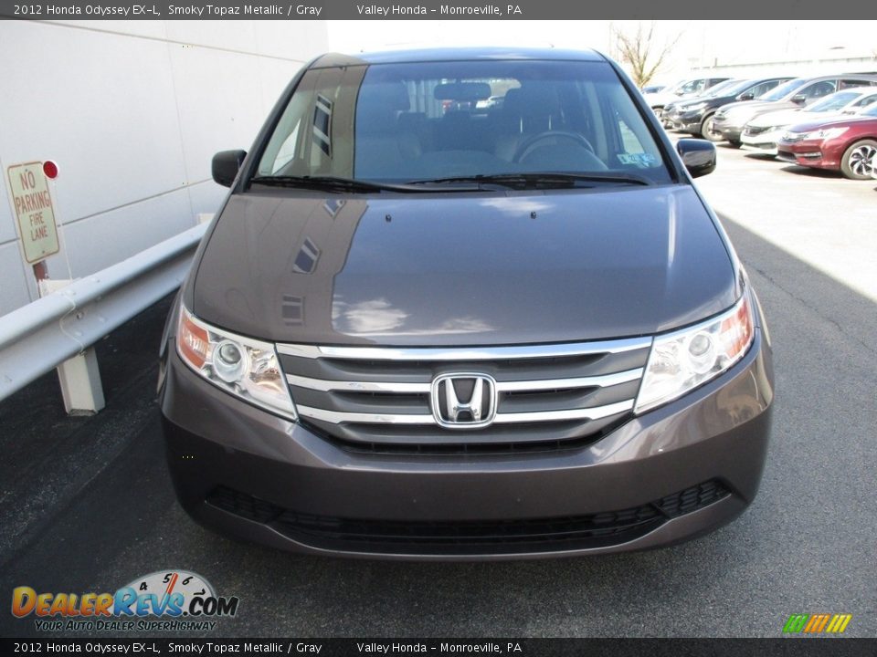 2012 Honda Odyssey EX-L Smoky Topaz Metallic / Gray Photo #8