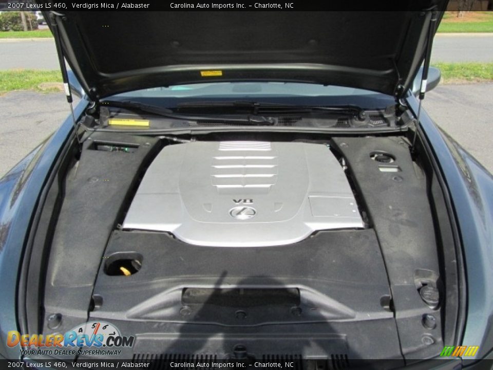 2007 Lexus LS 460 Verdigris Mica / Alabaster Photo #26