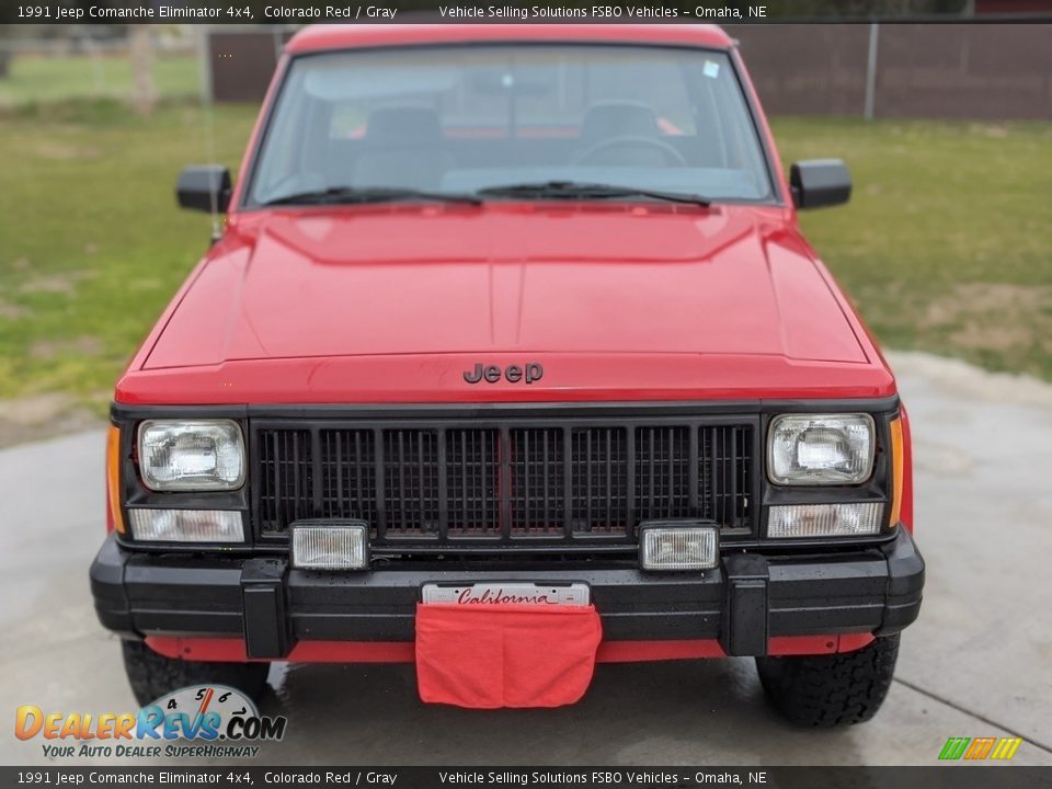 Colorado Red 1991 Jeep Comanche Eliminator 4x4 Photo #2