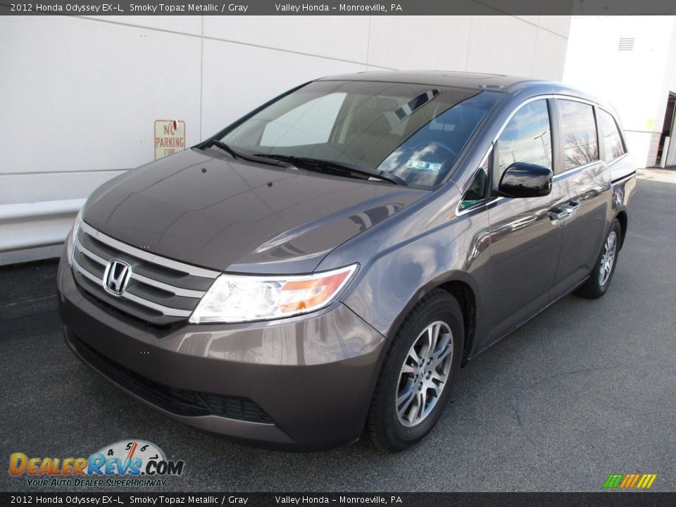 2012 Honda Odyssey EX-L Smoky Topaz Metallic / Gray Photo #9