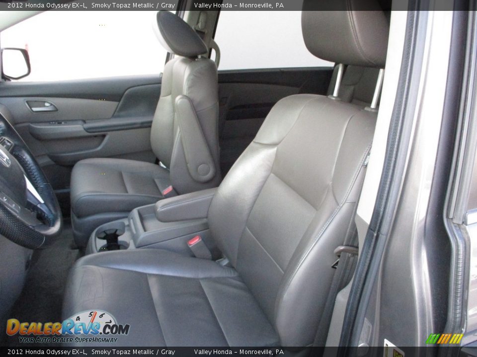 2012 Honda Odyssey EX-L Smoky Topaz Metallic / Gray Photo #11