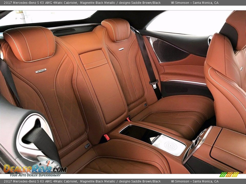 Rear Seat of 2017 Mercedes-Benz S 63 AMG 4Matic Cabriolet Photo #19