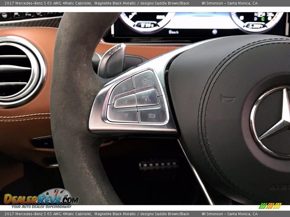 Controls of 2017 Mercedes-Benz S 63 AMG 4Matic Cabriolet Photo #21