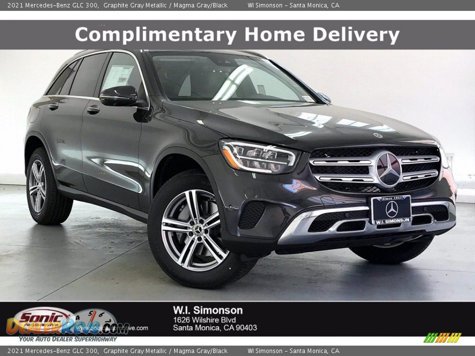 2021 Mercedes-Benz GLC 300 Graphite Gray Metallic / Magma Gray/Black Photo #1