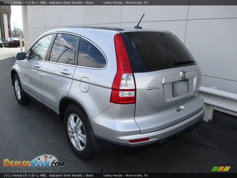 2011 Honda CR-V EX-L 4WD Alabaster Silver Metallic / Black Photo #3